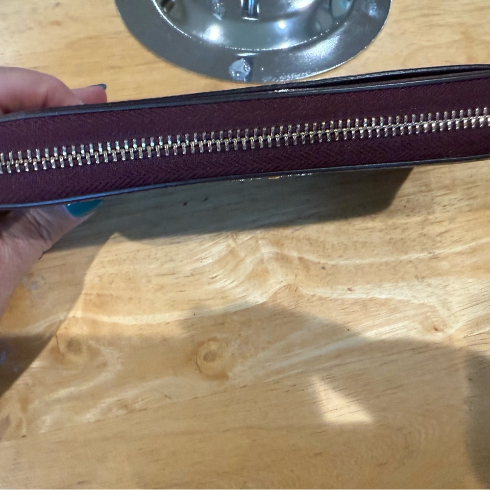 Kate Spade Deep Red Leather Wallet - Picture 7 of 10